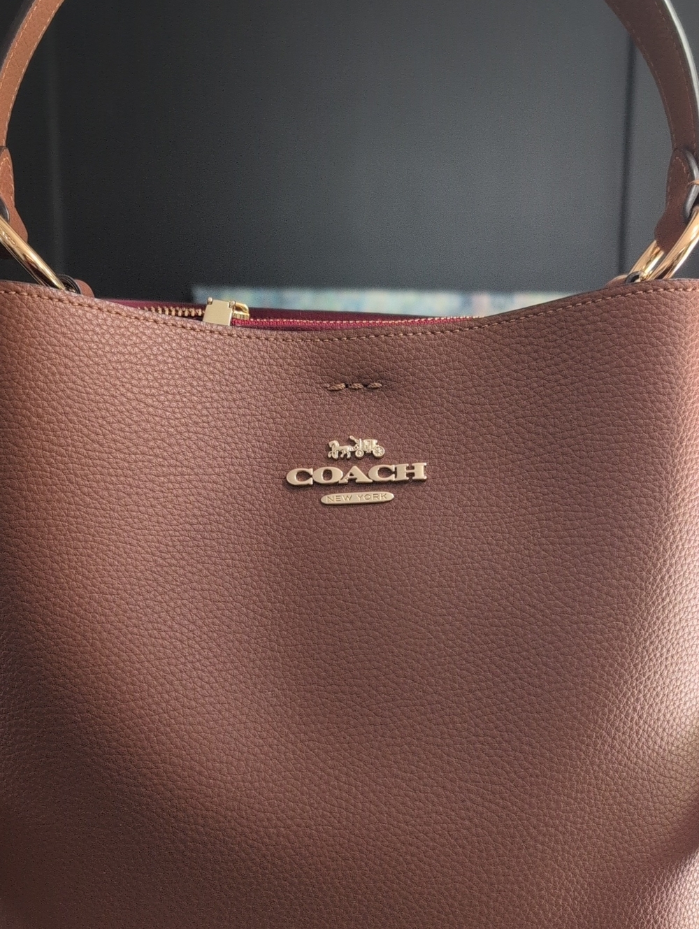 COACH Town Bucket Bag (Like New) - Picture 2 of 10